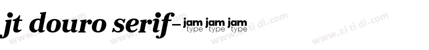 jt douro serif字体转换